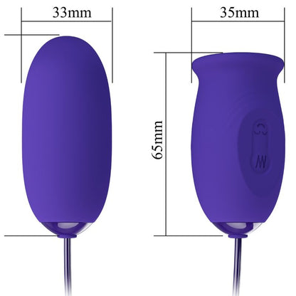 PRETTY LOVE - DAISY YOUTH VIOLET RECHARGEABLE VIBRATOR STIMULATOR - Kink&Play