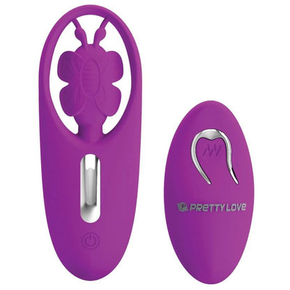 PRETTY LOVE - DANCING BUTTERFLY STIMULATOR FOR PANTIES WITH REMOTE CONTROL LILAC - Kink&Play