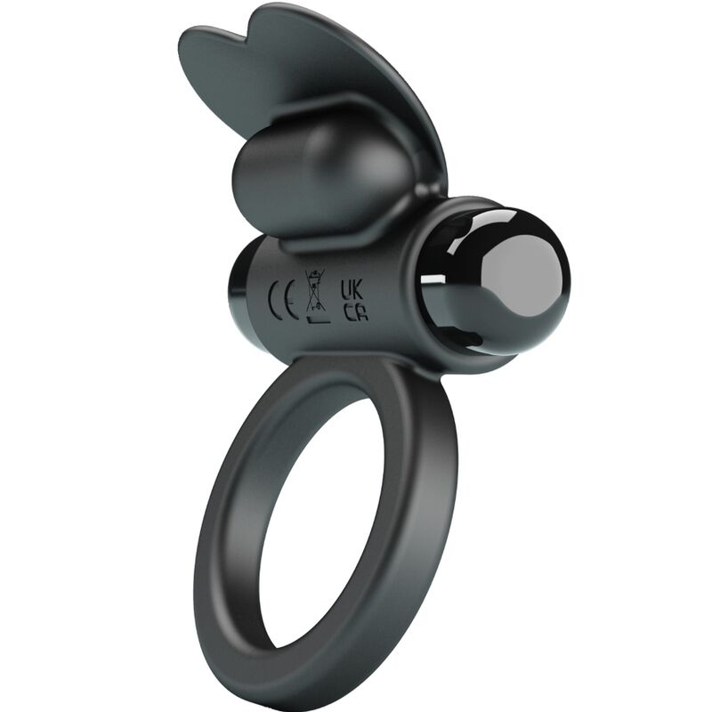 PRETTY LOVE - DEBONAIRE VIBRATING RING RABBIT 10 VIBRATIONS BLACK - Kink&Play