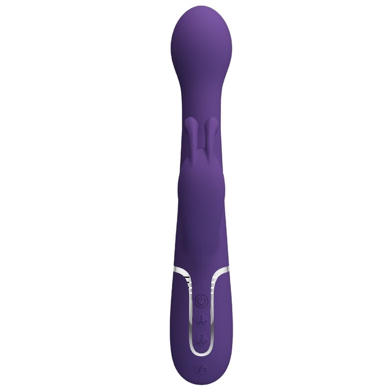 PRETTY LOVE - DEJON RABBIT VIBRATOR 3 IN 1 MULTIFUNCTION PURPLE - Kink&Play