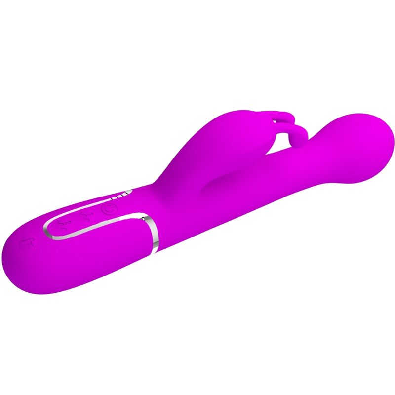 PRETTY LOVE - DEJON RABBIT VIBRATOR 3 IN 1 MULTIFUNCTION VIOLET - Kink&Play