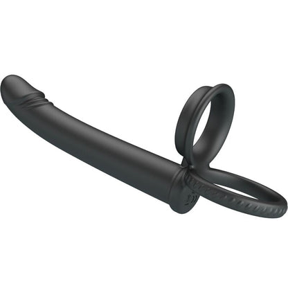 PRETTY LOVE - DILLION DOUBLE PENETRATION DOUBLE COCK RING BLACK - Kink&Play