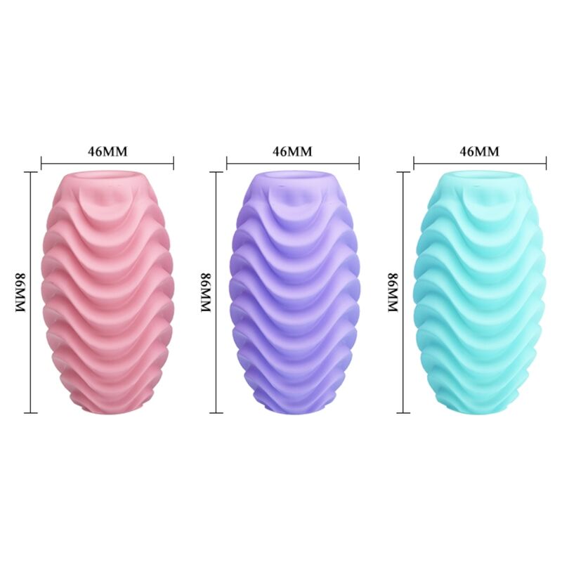 PRETTY LOVE - DOUBLE SIDED MASTURBATOR EGG 15 UNITS - Kink&Play