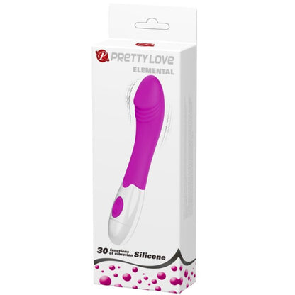PRETTY LOVE - ELEMENTAL VIBRATOR 30 VIBRATION MODES PURPLE - Kink&Play