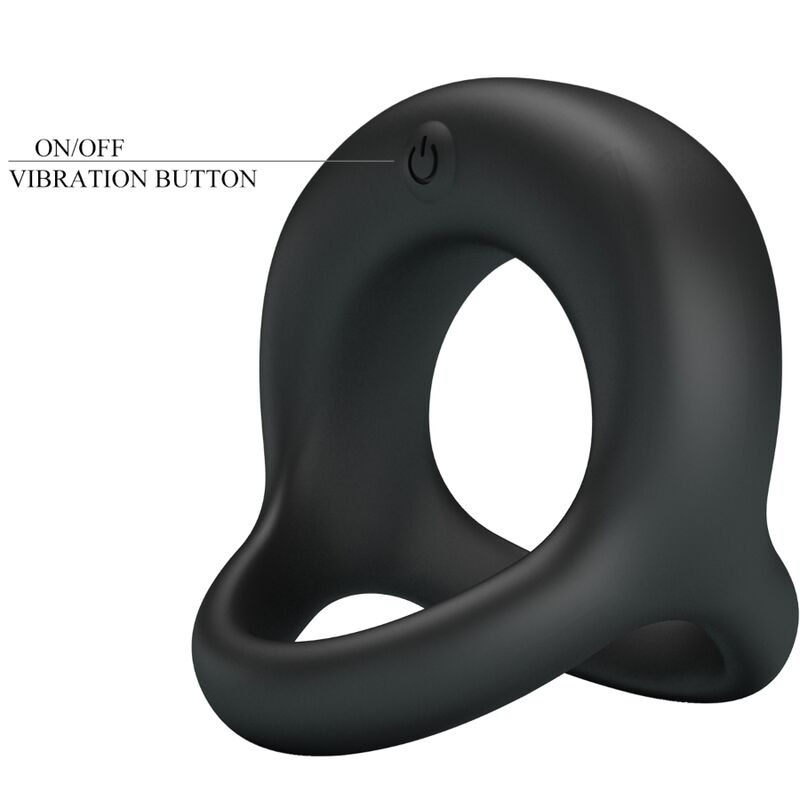 PRETTY LOVE - ELLIOTT BLACK VIBRATOR RING - Kink&Play