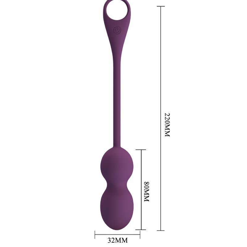 PRETTY LOVE - ELVIRA KEGEL BALLS APP REMOTE CONTROL PURPLE - Kink&Play