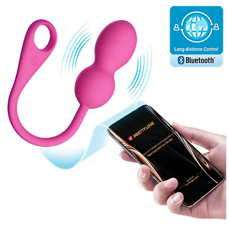 PRETTY LOVE - ELVIRA PINK RECHARGEABLE VIBRATING BALLS - Kink&Play