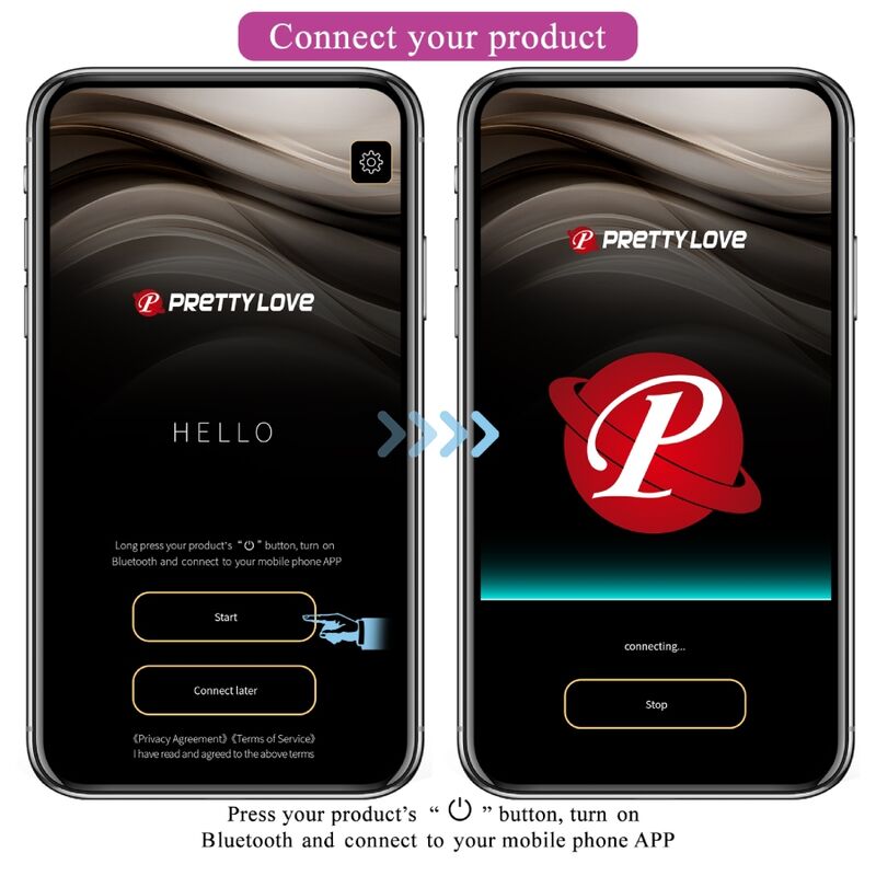 PRETTY LOVE - ETHAN RECHARGEABLE VIBRATOR LILA - Kink&Play