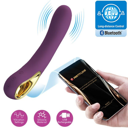 PRETTY LOVE - ETHAN RECHARGEABLE VIBRATOR LILA - Kink&Play
