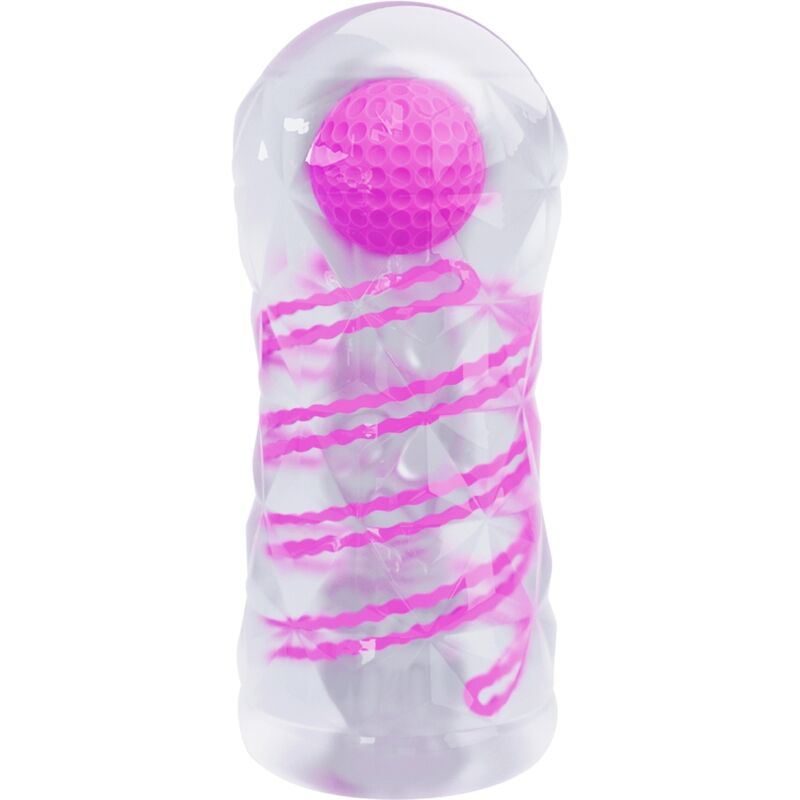 PRETTY LOVE - FANTASY MALE MASTURBATOR WITH INTERNAL SPIRAL AND TRANSPARENT BALLS - Kink&Play