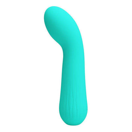 PRETTY LOVE - FAUN RECHARGEABLE VIBRATOR AQUA GREEN - Kink&Play