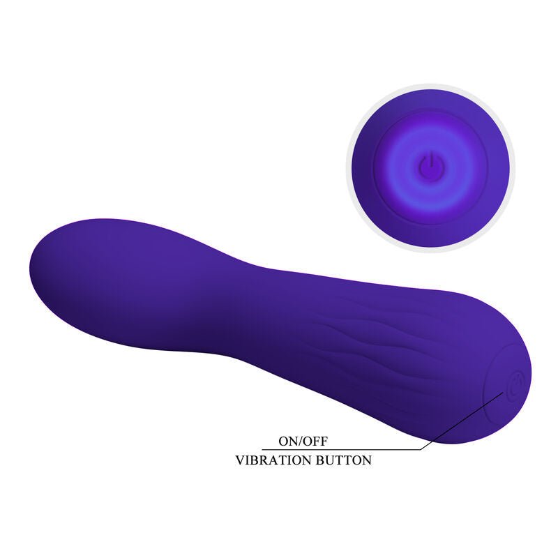 PRETTY LOVE - FAUN RECHARGEABLE VIBRATOR PURPLE - Kink&Play