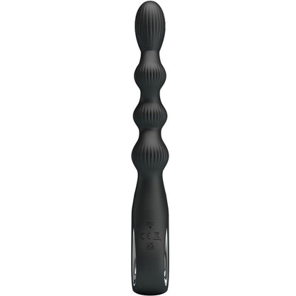 PRETTY LOVE - FEDERER ANAL VIBRATOR 12 VIBRATIONS BLACK - Kink&Play