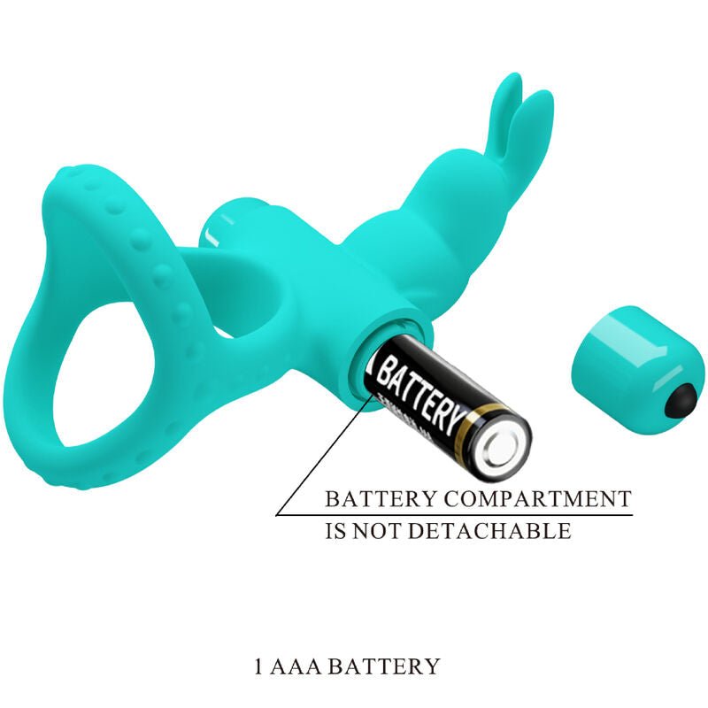 PRETTY LOVE - FIGGY GREEN RABBIT VIBRATOR RING - Kink&Play