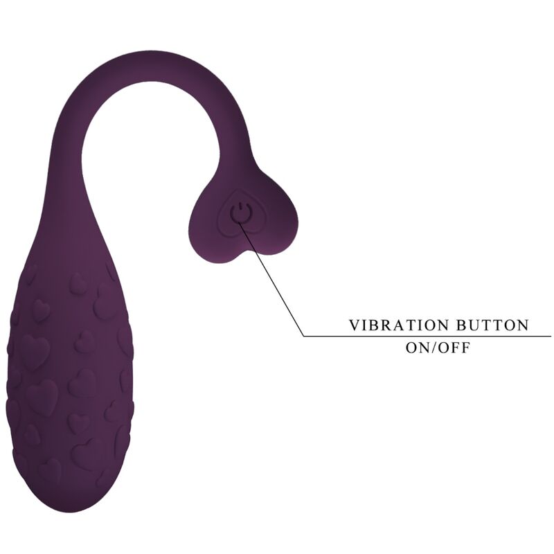 PRETTY LOVE - FISHERMAN APP CONTROLLED VIBRATING EGG LILA - Kink&Play
