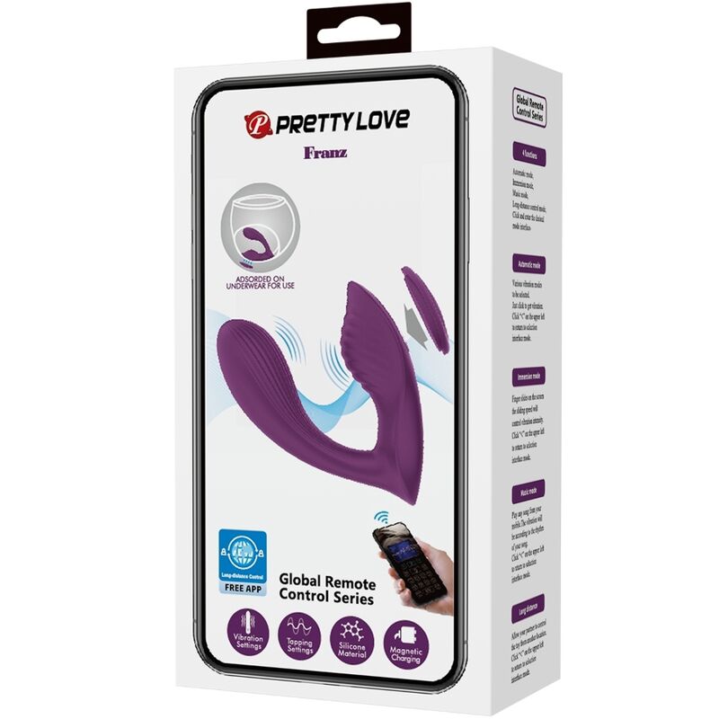PRETTY LOVE - FRANZ MASSAGER AND VIBRATOR FREE APP PURPLE - Kink&Play