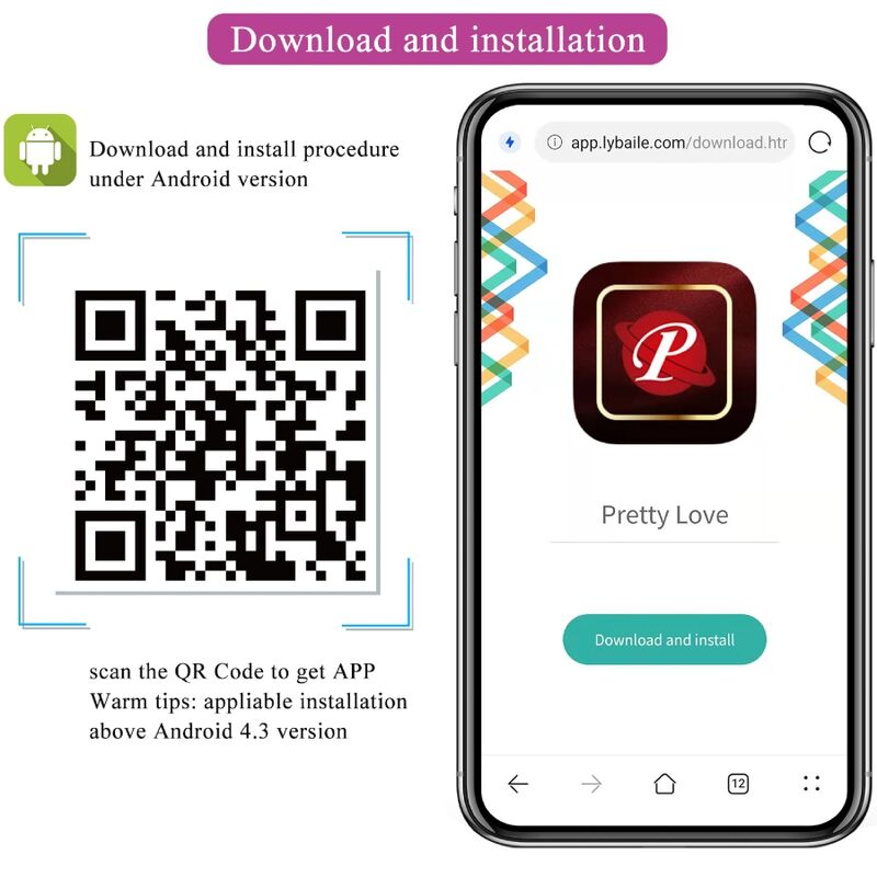 PRETTY LOVE - FRANZ MASSAGER AND VIBRATOR FREE APP PURPLE - Kink&Play