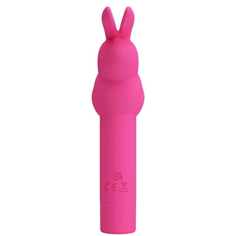 PRETTY LOVE - GERARDO FUSCHIA RABBIT SILICONE VIBRATOR - Kink&Play