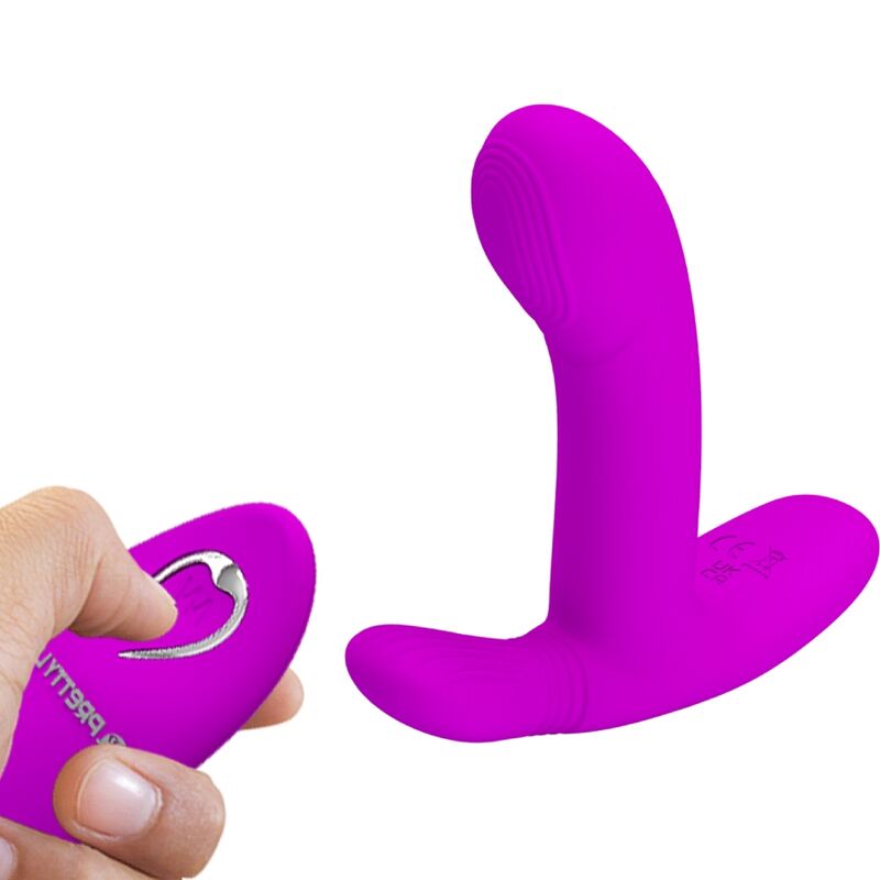 PRETTY LOVE - GERI CLITORIS MASSAGER PINK REMOTE CONTROL - Kink&Play
