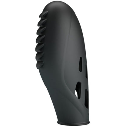 PRETTY LOVE - GILO SILICONE FINGER VIBRATOR BLACK - Kink&Play