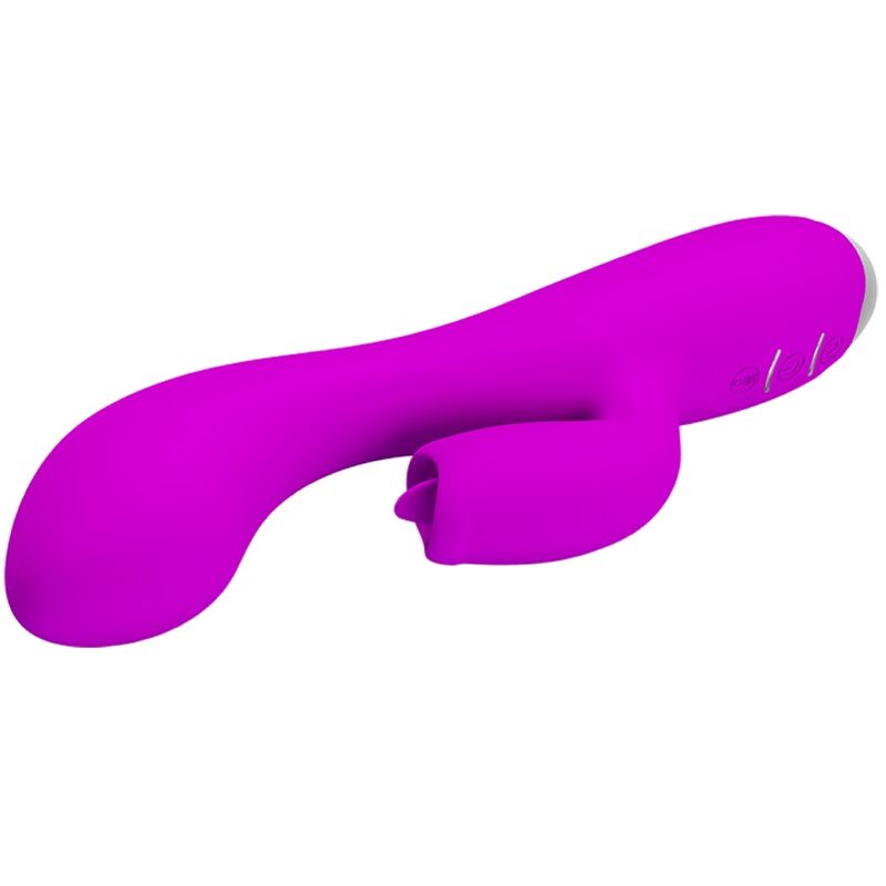 PRETTY LOVE - GLORIA RECHARGEABLE RABBIT VIBRATOR - WATERPROOF PURPLE - Kink&Play