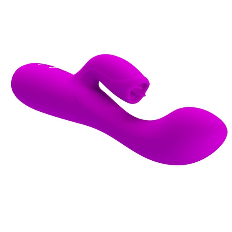 PRETTY LOVE - GLORIA RECHARGEABLE RABBIT VIBRATOR - WATERPROOF PURPLE - Kink&Play