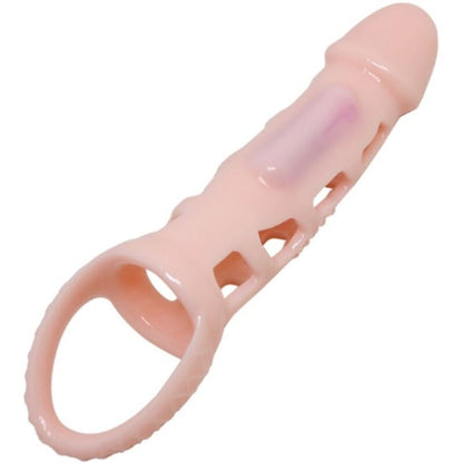 PRETTY LOVE - HARRISON PENIS EXTENDER COVER WITH VIBRATION AND STRAP 13.5 CM - Kink&Play