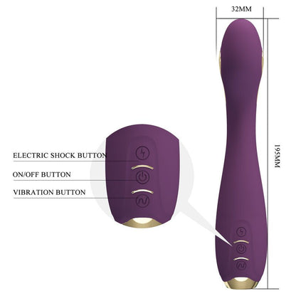 PRETTY LOVE - HECTOR ELECTROSHOCK VIBRATOR BY APP CONTROL PURPLE - Kink&Play