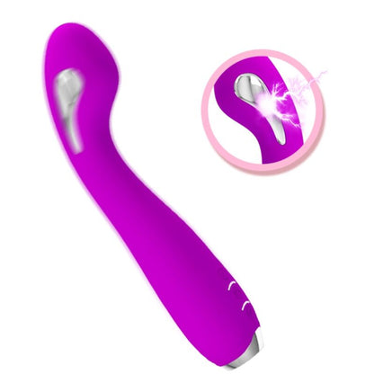 PRETTY LOVE - HECTOR RECHARGEABLE ELECTROSHOCK VIBRATOR WATERPROOF PURPLE - Kink&Play