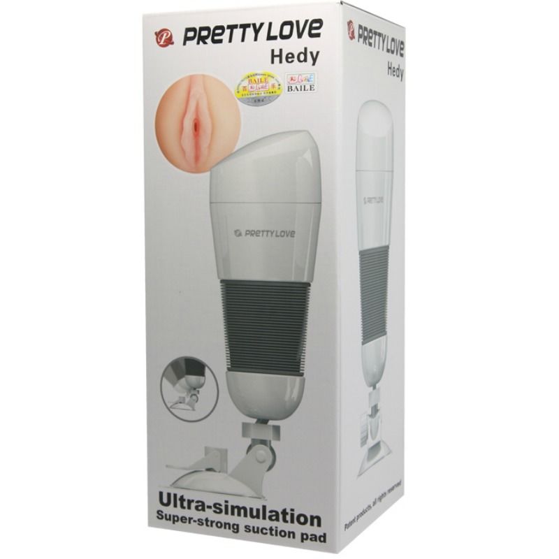 PRETTY LOVE - HEDY WHITE VAGINA MASTURBATOR - Kink&Play
