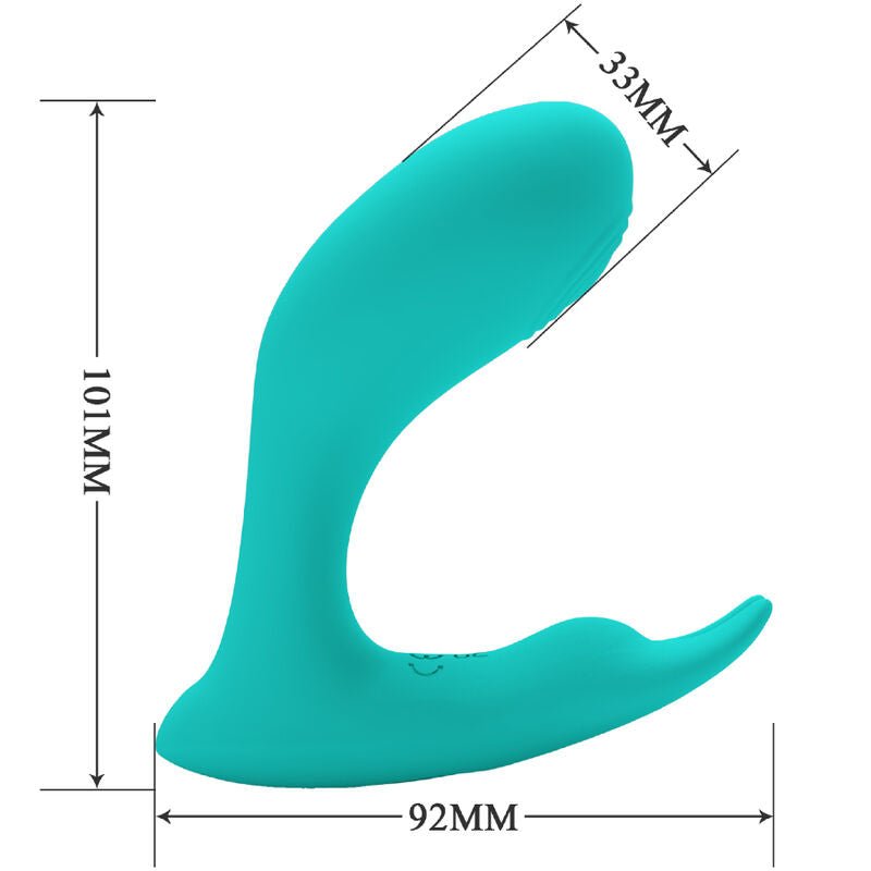 PRETTY LOVE - IDABELLE VIBRATION & PULSATION REMOTE CONTROL BLUE - Kink&Play