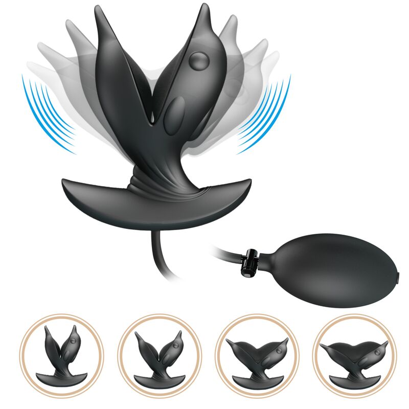 PRETTY LOVE - INFLATABLE & RECHARGEABLE DELFIN ANAL PLUG - Kink&Play