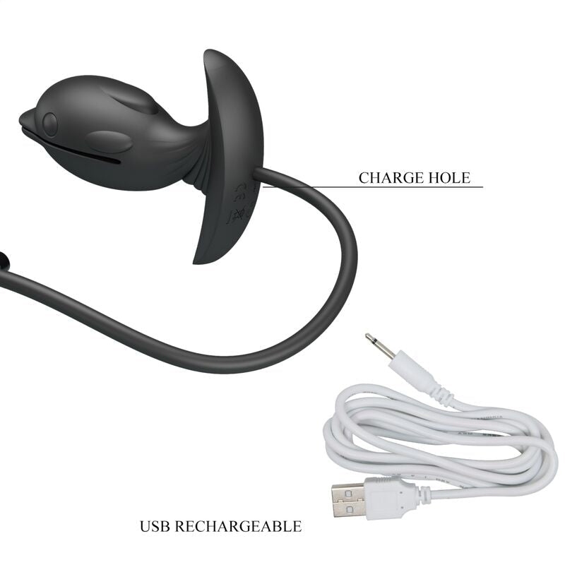 PRETTY LOVE - INFLATABLE & RECHARGEABLE DELFIN ANAL PLUG - Kink&Play