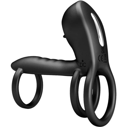 PRETTY LOVE - JAMMY PENIS SHEATH 12 VIBRATIONS WITH RECHARGEABLE SILICONE TONGUE - Kink&Play