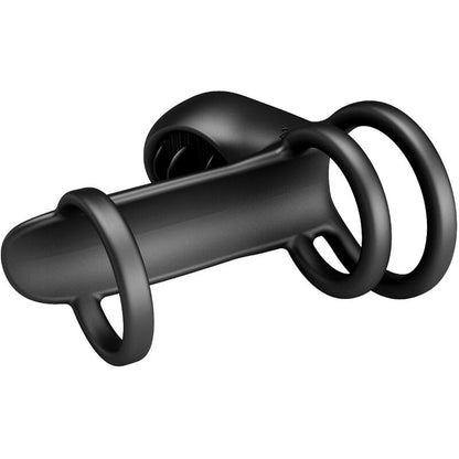 PRETTY LOVE - JAMMY PENIS SHEATH 12 VIBRATIONS WITH RECHARGEABLE SILICONE TONGUE - Kink&Play