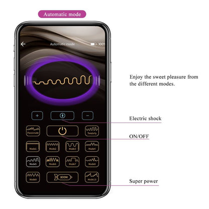 PRETTY LOVE - JEFFERSON APP CONTROLLED ANAL PLUG BLACK - Kink&Play