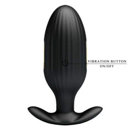 PRETTY LOVE - JEFFERSON APP CONTROLLED ANAL PLUG BLACK - Kink&Play