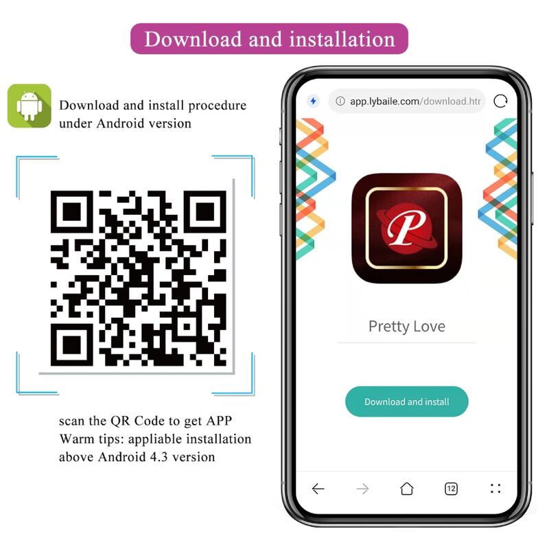 PRETTY LOVE - JEFFERSON APP CONTROLLED ANAL PLUG PURPLE - Kink&Play