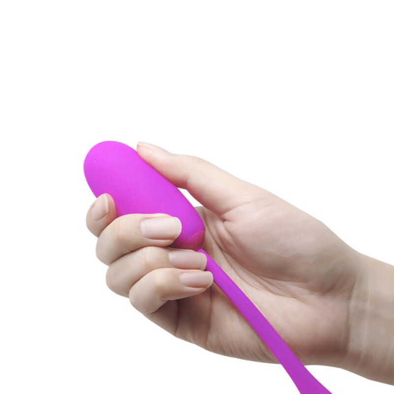 PRETTY LOVE - JULIUS WATERPROOF - RECHARGEABLE VIBRATING EGG PURPLE - Kink&Play