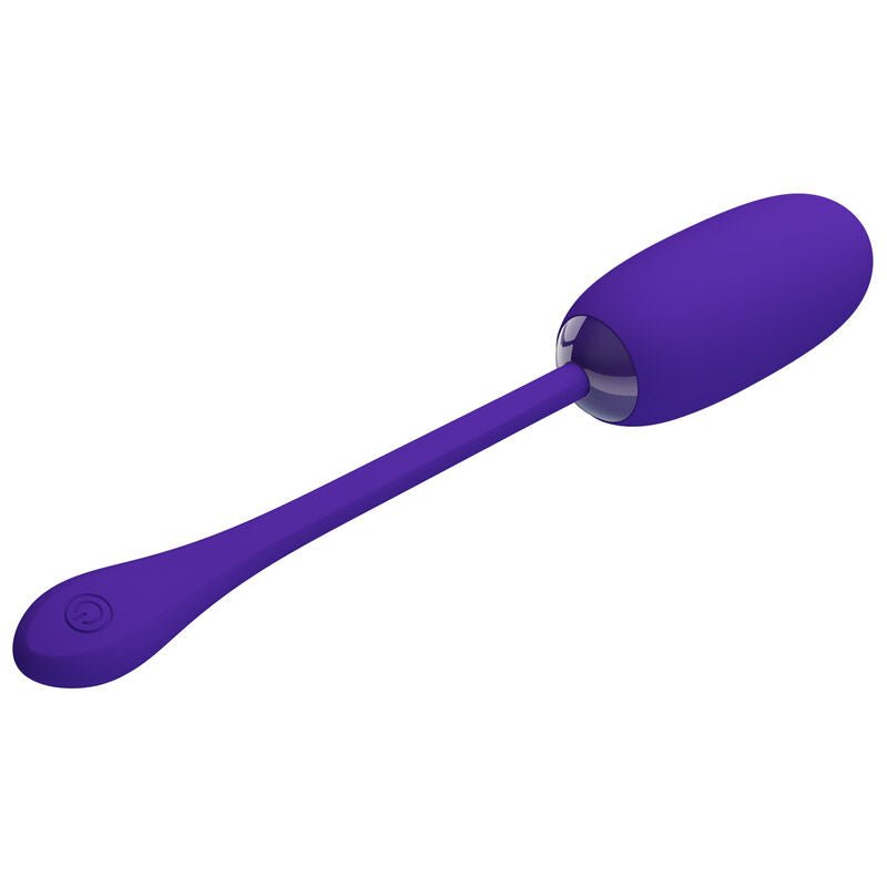 PRETTY LOVE - JULIUS WATERPROOF - RECHARGEABLE VIBRATING EGG PURPLE - Kink&Play