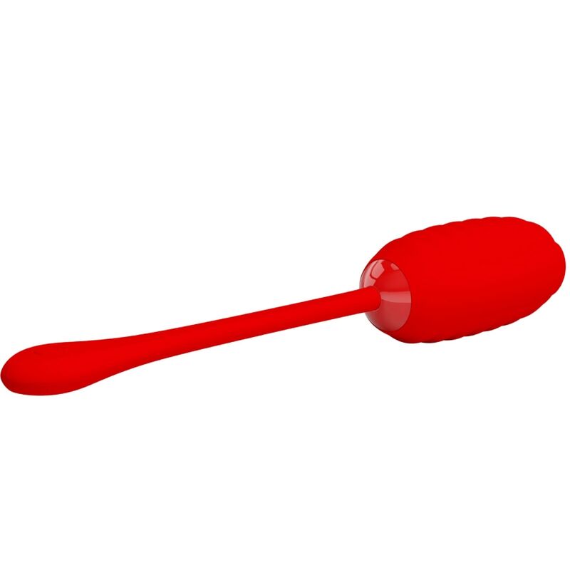 PRETTY LOVE - KIRK RECHARGEABLE VIBRATING EGG RED - Kink&Play
