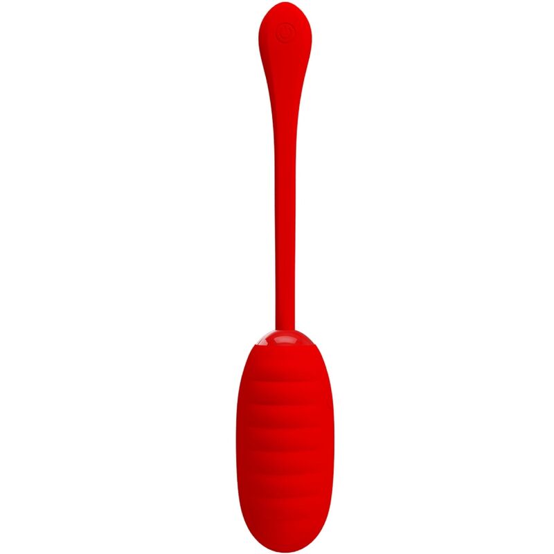 PRETTY LOVE - KIRK RECHARGEABLE VIBRATING EGG RED - Kink&Play