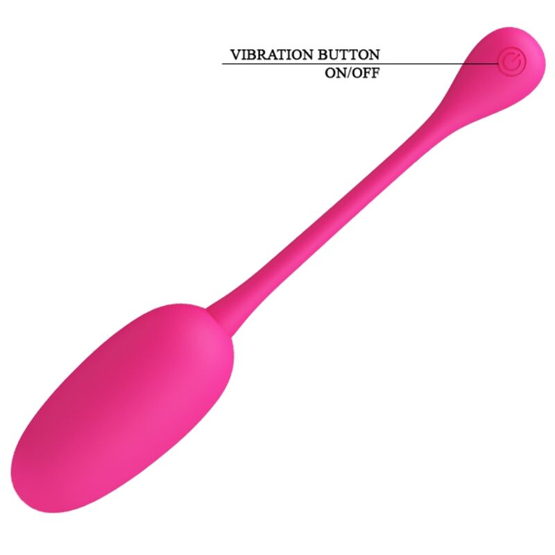 PRETTY LOVE - KNUCKER PINK RECHARGEABLE VIBRATING EGG - Kink&Play