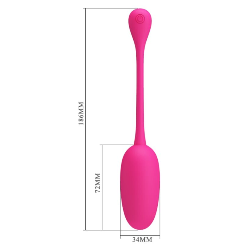 PRETTY LOVE - KNUCKER PINK RECHARGEABLE VIBRATING EGG - Kink&Play