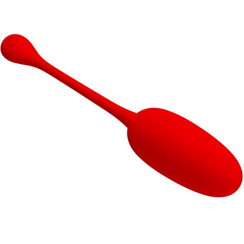 PRETTY LOVE - KNUCKER RED RECHARGEABLE VIBRATING EGG - Kink&Play