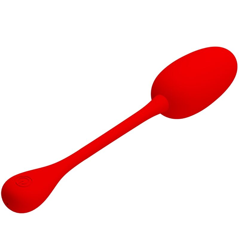 PRETTY LOVE - KNUCKER RED RECHARGEABLE VIBRATING EGG - Kink&Play