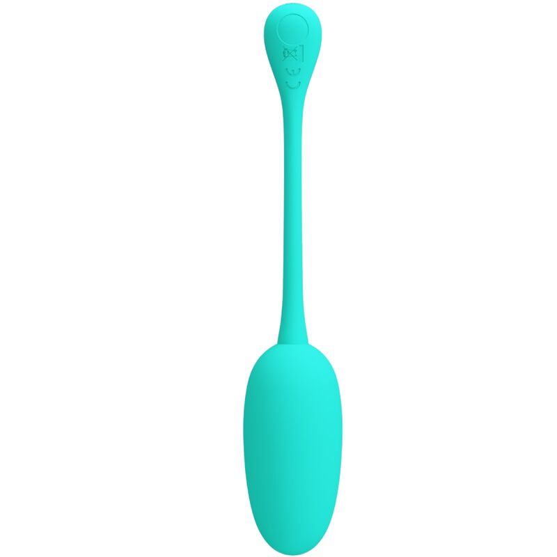 PRETTY LOVE - KNUCKER WATER GREEN RECHARGEABLE VIBRATING EGG - Kink&Play