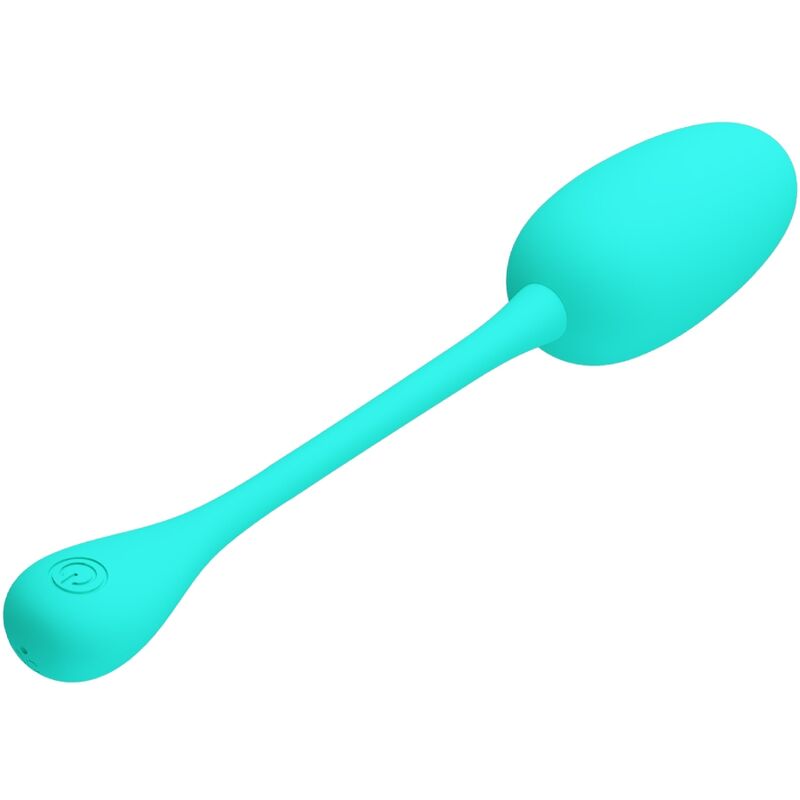 PRETTY LOVE - KNUCKER WATER GREEN RECHARGEABLE VIBRATING EGG - Kink&Play