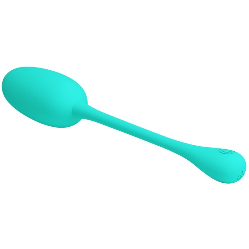 PRETTY LOVE - KNUCKER WATER GREEN RECHARGEABLE VIBRATING EGG - Kink&Play