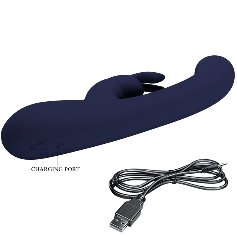 PRETTY LOVE - LAMAR RABBIT VIBRATOR & BLUE G - SPOT - Kink&Play
